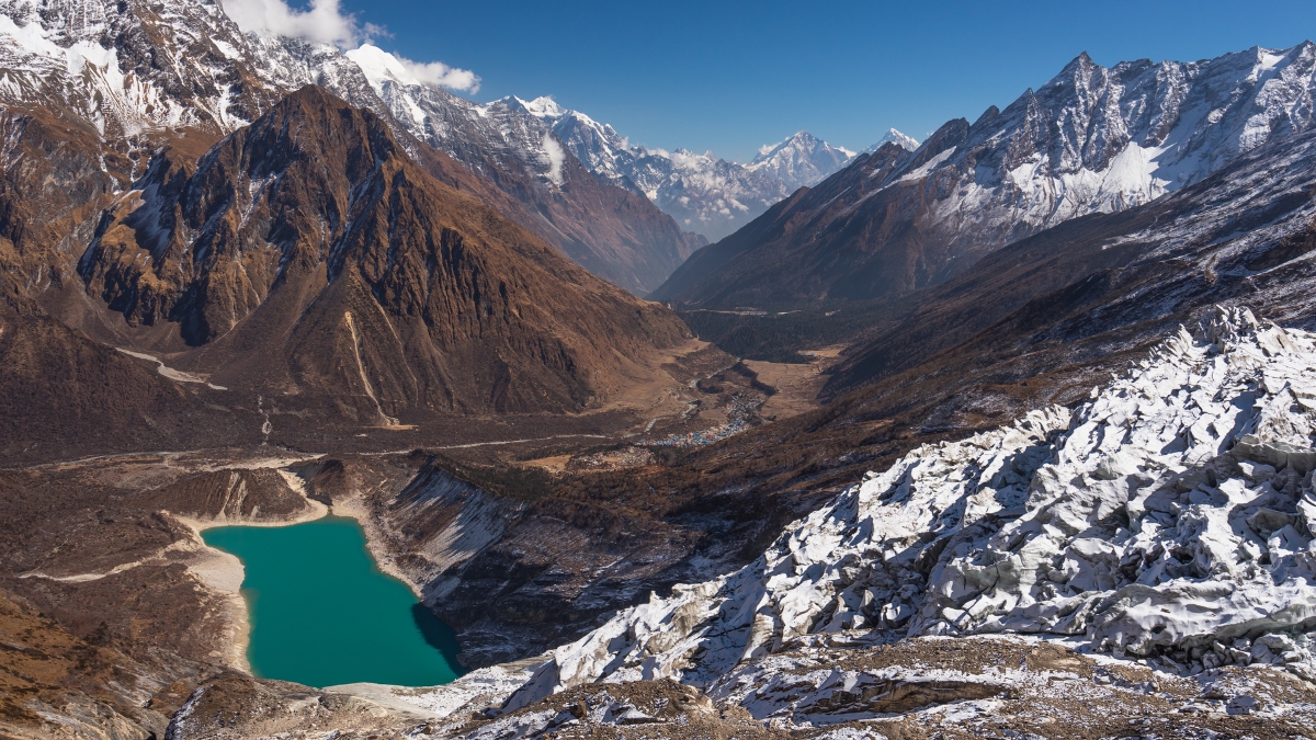 Birendra Lake View on spring time