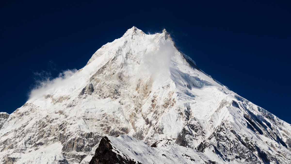 Manaslu Mountain (8163m)- world's eighth highest peak