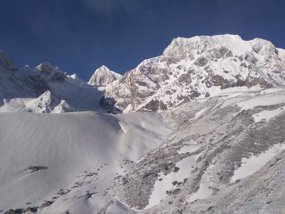 Manaslu Circuit Trek on spring