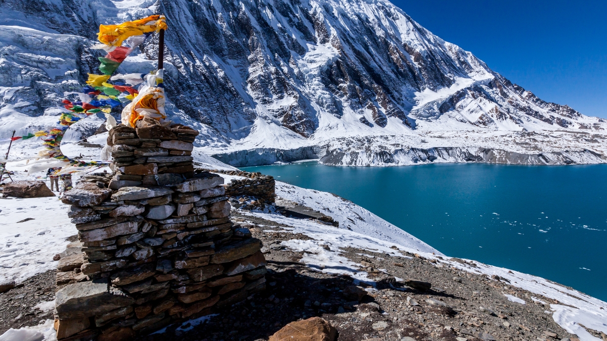 Tilicho Lake Annapurna Circuit Trek View