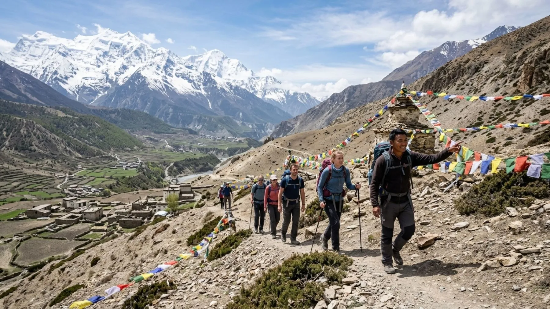 Annapurna Circuit Trek as best treks in nepal