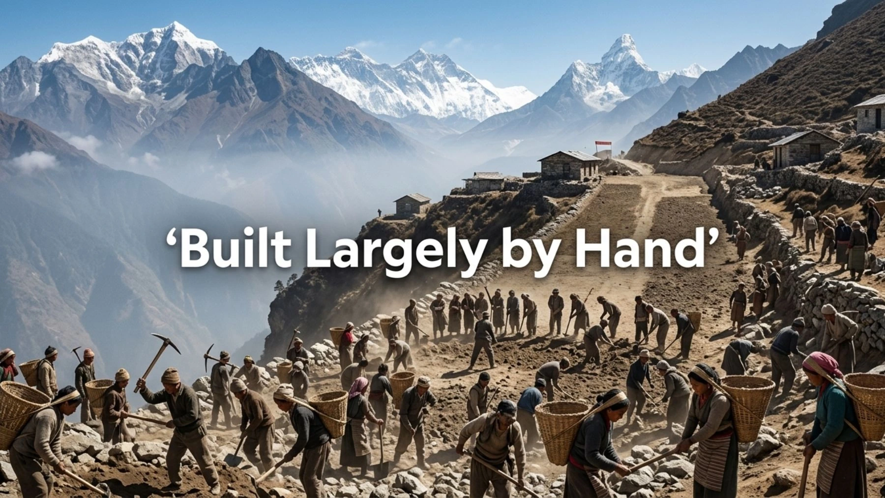 The Airport Was Largely Built by Hand