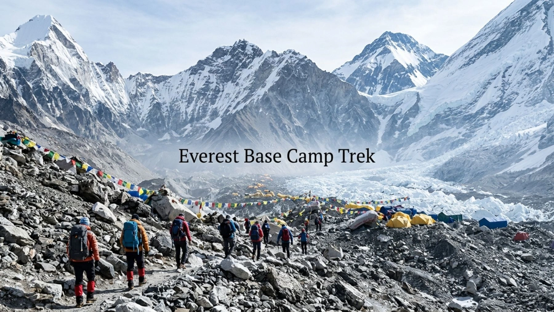 Everest Base Camp Trek as best winter treks in nepal
