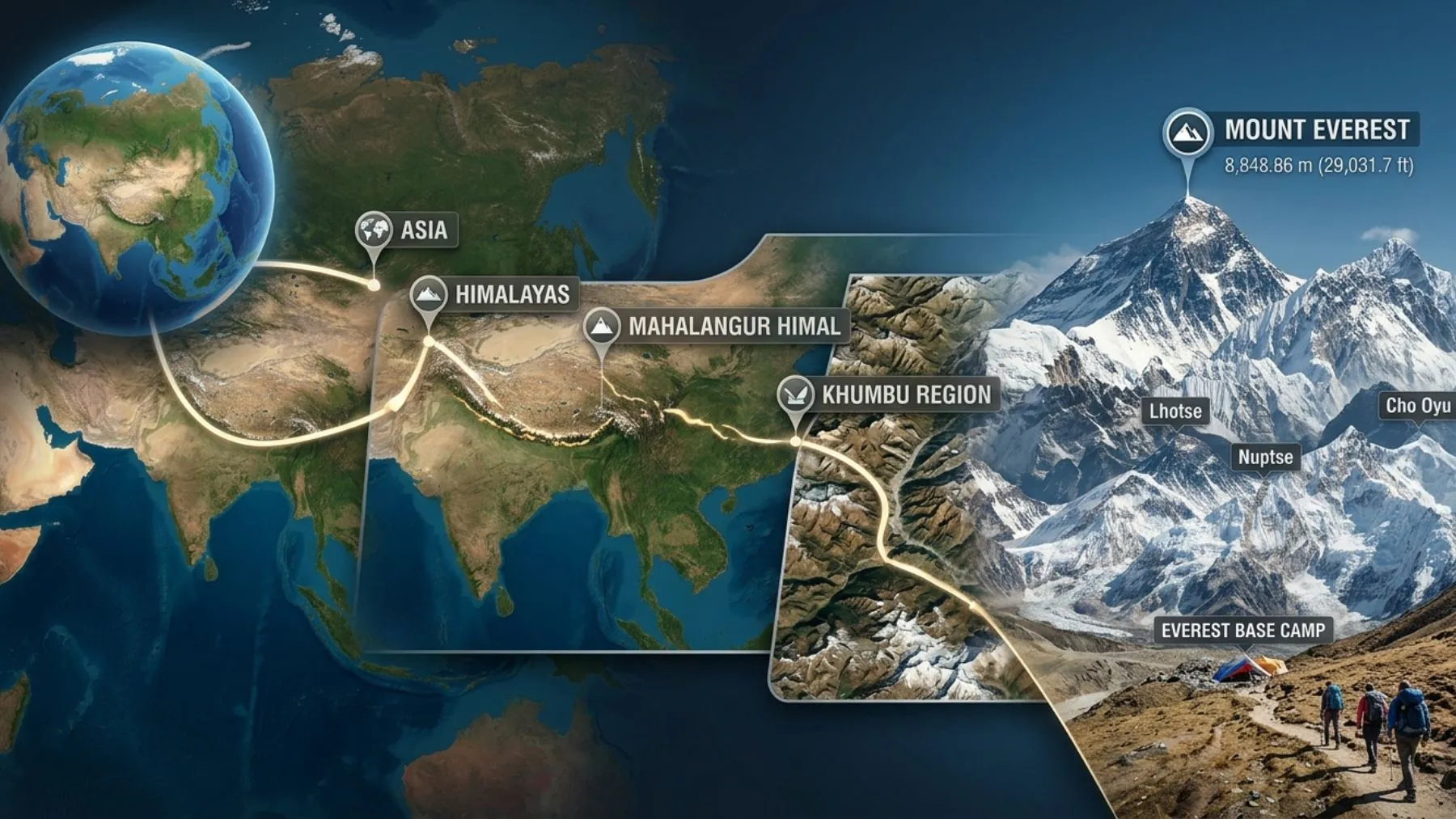 Where Exactly Is Mount Everest Located?