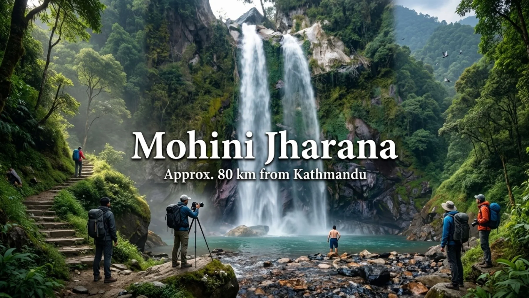 Mohini Jharana – Best Waterfall for Swimming Near Kathmandu