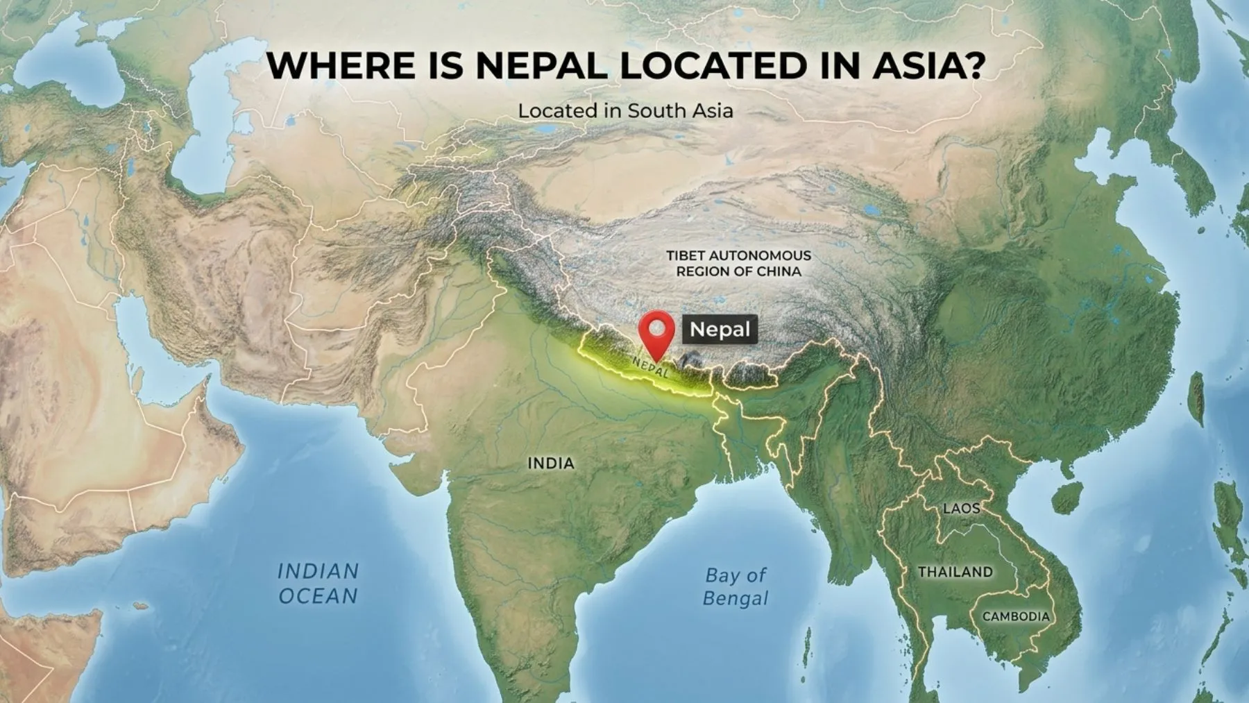 Where Is Nepal Located in the World?