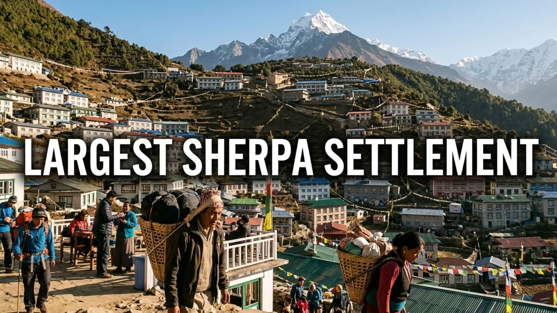 Largest Sherpa Settlement in the Khumbu Region