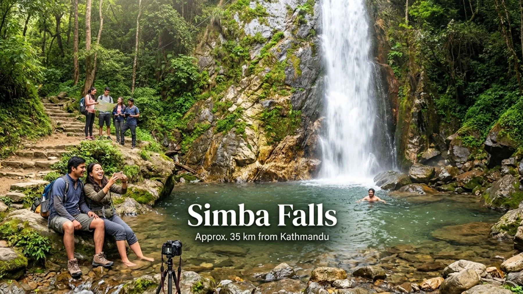 Simba Falls – The Most Romantic Waterfall Near Kathmandu