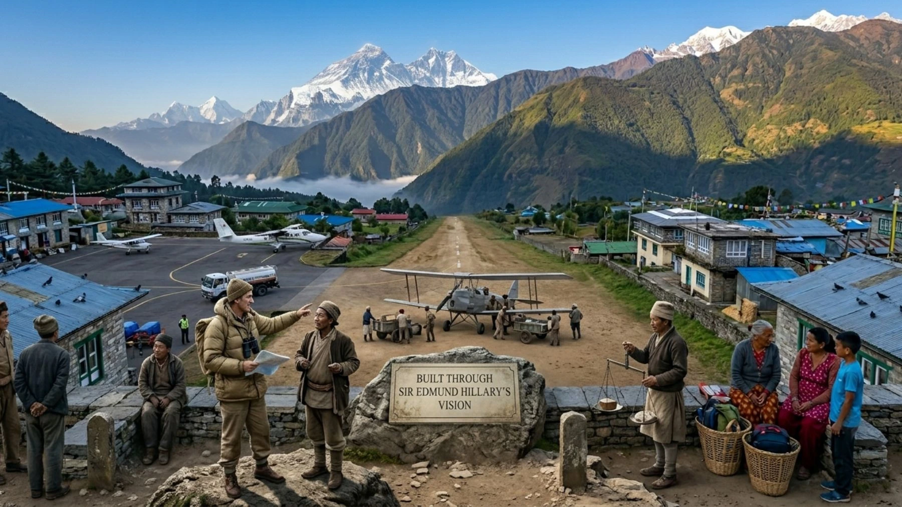 Lukla Airport Was Built Through Sir Edmund Hillary's Vision