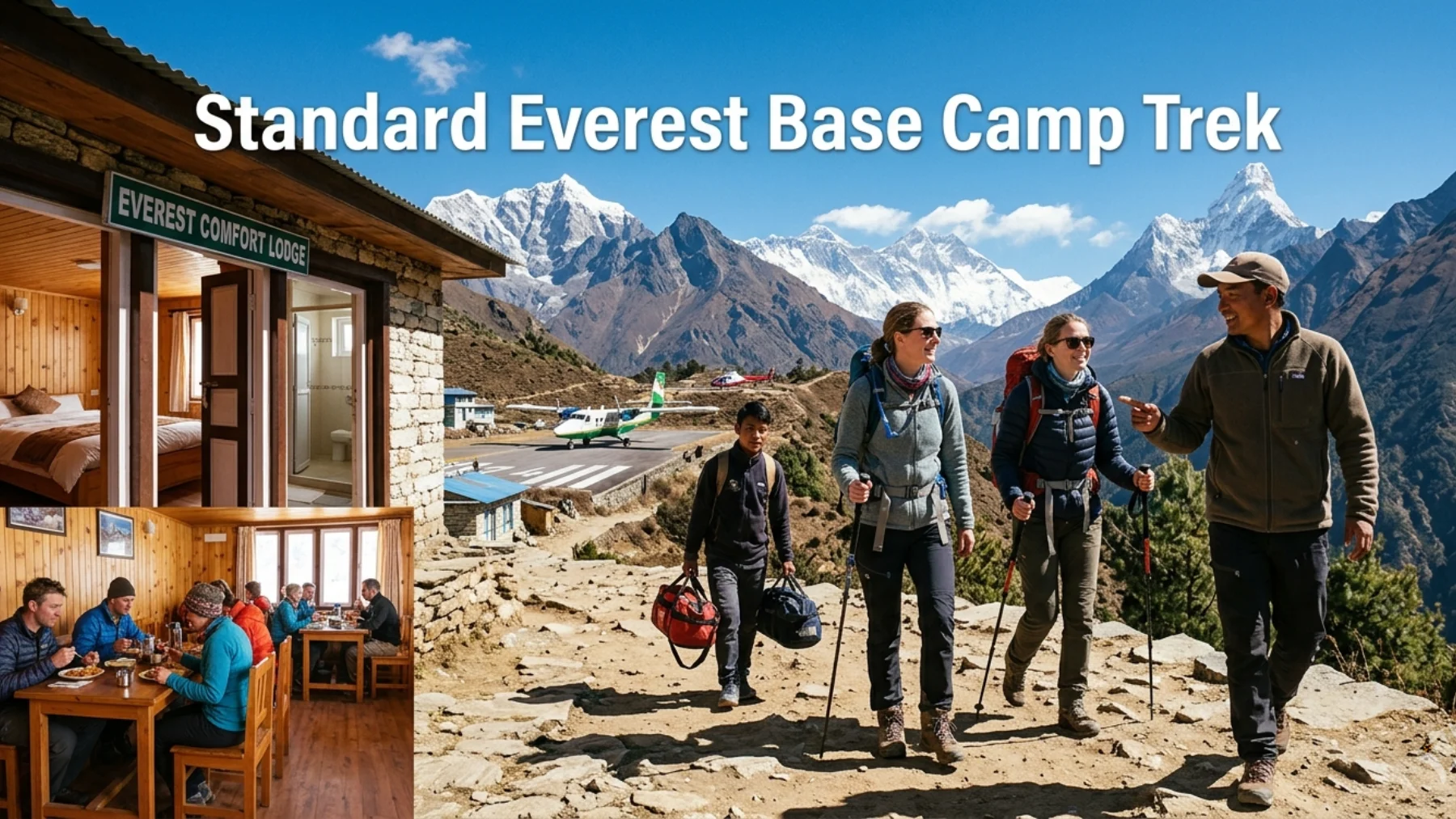 Standard Everest Base Camp Trek (~$1,190 – $1,800)