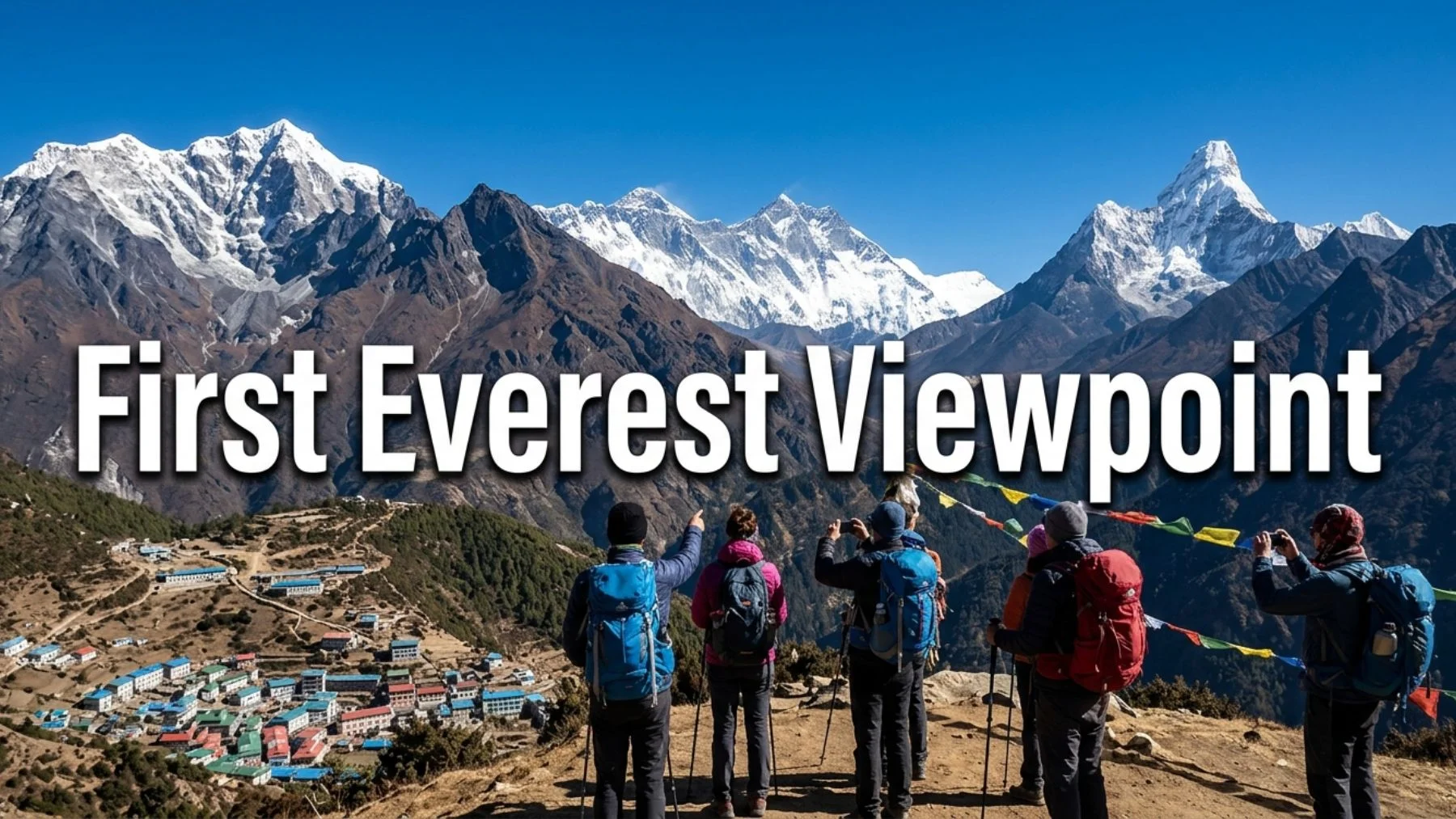 First Viewpoint for Mount Everest