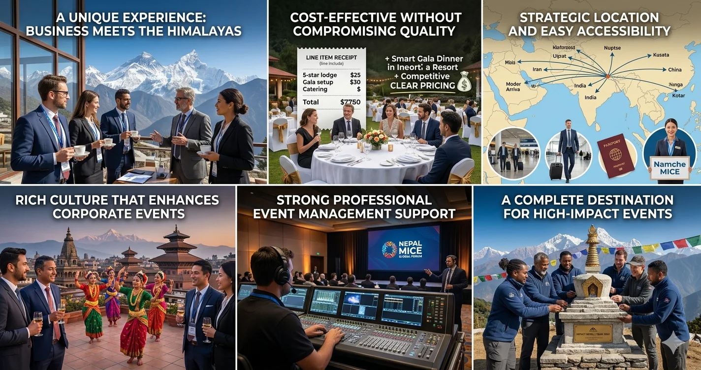 Choosing mice tourism as mice destination in nepal